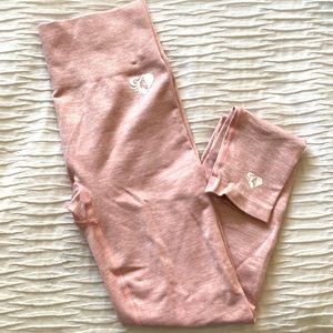 Womens best light paint marled gym leggings